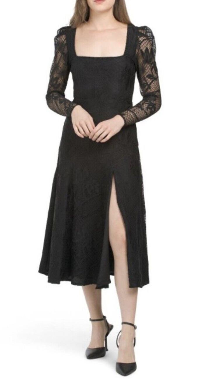 NWT Yumi Kim Kandy Dress in Malia Black Lace size S